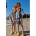 Gray Label detské tričko Oversized- Stone Grey/Cream